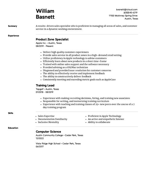 Resume William Basnett - William Basnett bxsnett@icloud (630)540- 11100 ...