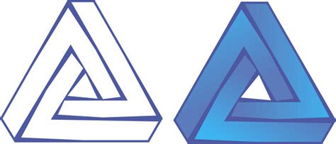 Image result for Impossible Triangle Vector