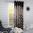 Buy Home Sizzler 1 Piece Wave Panel Eyelet Polyester Window Curtains ...