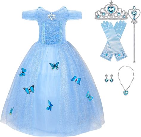GJDAMFD Girls Dress up Costume Blue Butterfly India | Ubuy