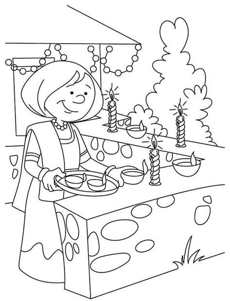 Printable Worksheet: Diwali- 1 - Hands on Art and Craft - Class 1 PDF ...