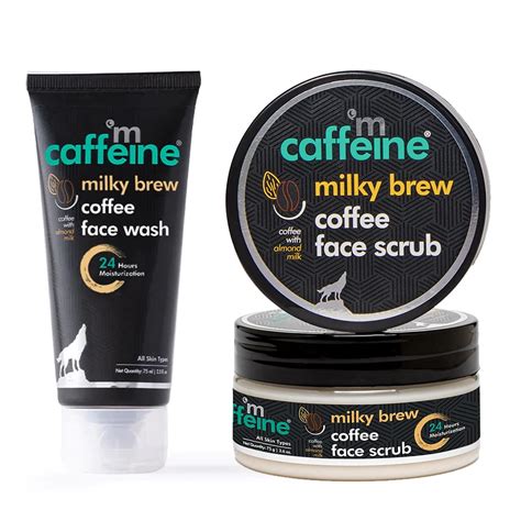 mCaffeine Moisturizing Face Care Kit for Dry Skin with Coffee & Milk ...