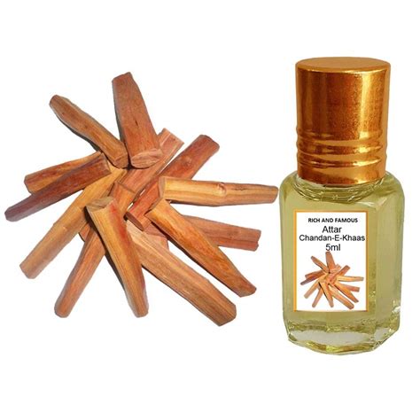 RICH AND FAMOUS fragrances Chandan-E-Khaas Attar (Natural Sandalwood ...