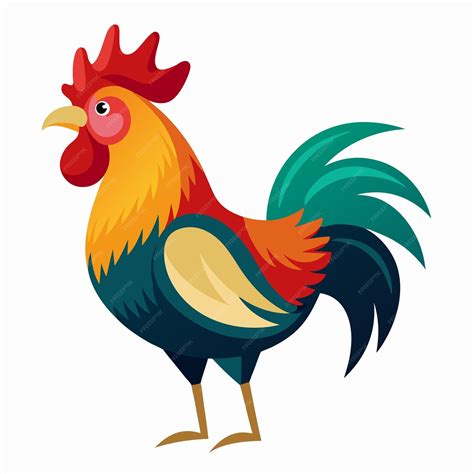 Diseño de ilustraciones vectoriales de Rooster Clip Art | Vector ...
