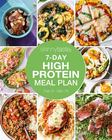 7 Day High Protein Diet Meal Plan - Nutrition Tips