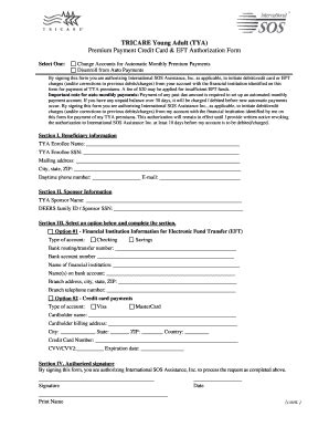 Fillable Online tya eft form Fax Email Print - pdfFiller