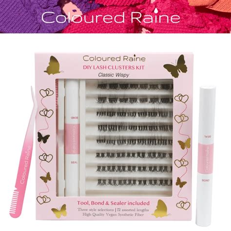 Coloured Raine: DIY Eyelash Extensions Cluster Kit: Wispy | SHEIN USA