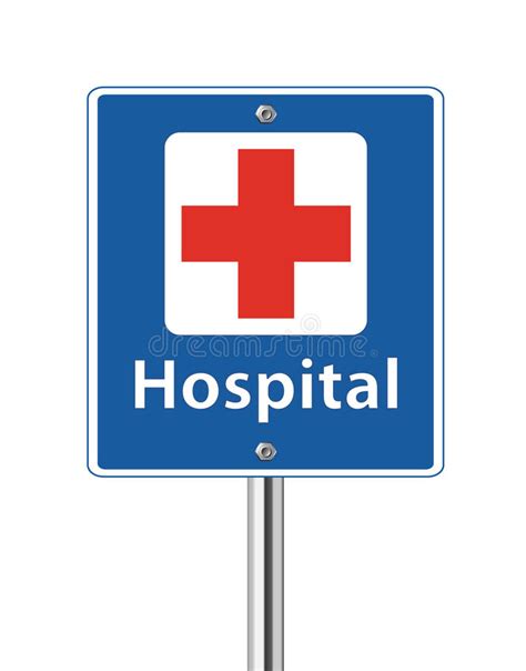 有红十字标志的医院 向量例证. 插画 包括有 - 30675846