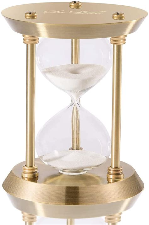 Buy SuLiao Brass Hourglass 60 Minute Sand Clock Timer: Large Vintage ...
