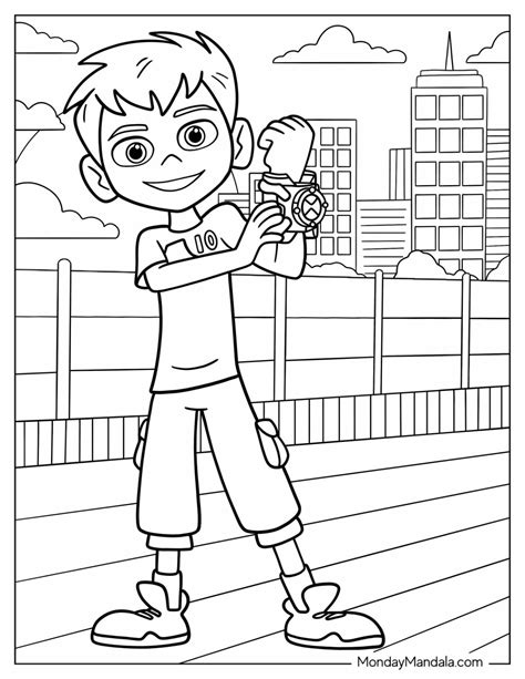 Printable Ben Ten Coloring Pages [2025]