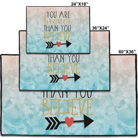 Custom Inspirational Quotes Door Mat | YouCustomizeIt