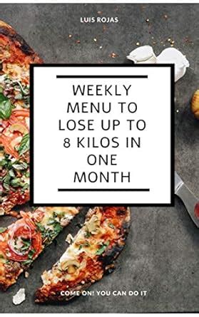 WEEKLY MENU TO LOSE UP TO 8 KILOS IN ONE MONTH: COME ON! YOU CAN DO IT ...