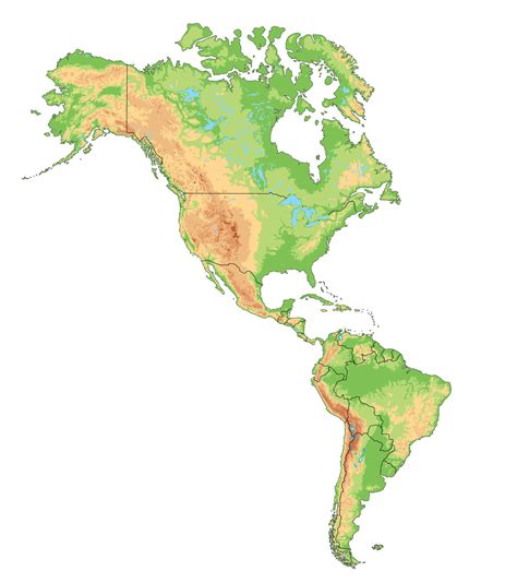 Map South America