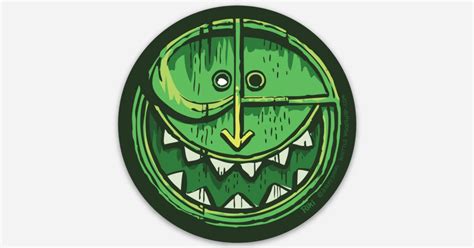 “Riki” Whittle Tiki Sticker by Whittle Woodshop | Round stickers ...