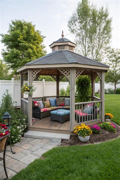 14+ Creative Gazebo Decorating Ideas