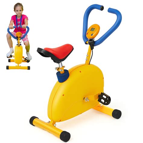 Meooeck Kids Exercise Bike Fitness Exercise Equipment for Kids Bike ...