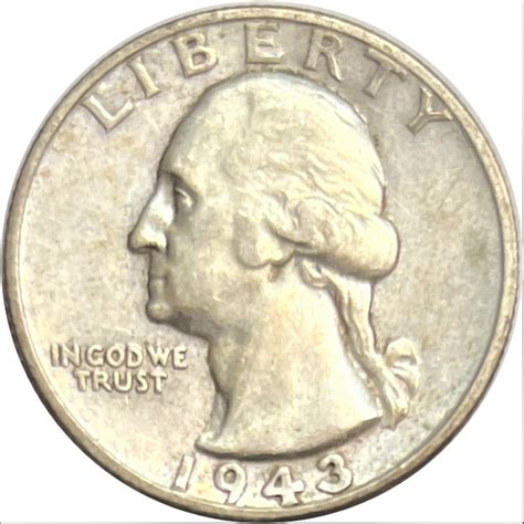 1943-S U.S, Silver Washington Quarter-Beautiful Collector Grade WW2 ...