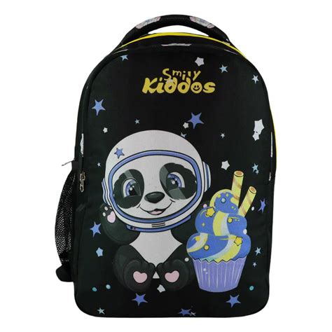 Smily Kiddos Space Panda Theme Kindergarten Backpack | Fun & Stylish B