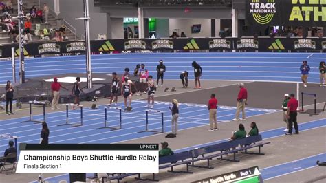 High School Boys' Shuttle Hurdle Relay Championship, Finals 1 | adidas ...