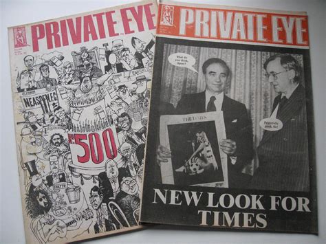 Rupert Murdoch: Private Eye [British Satirical Magazine] 8 copies from ...