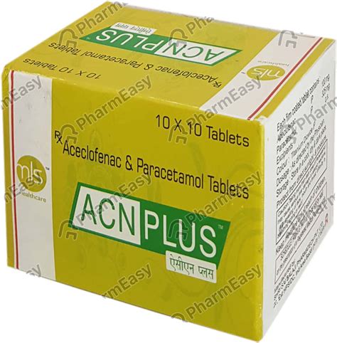 Buy Acn Plus Strip Of 10 Tablets Online at Flat 15% OFF | PharmEasy
