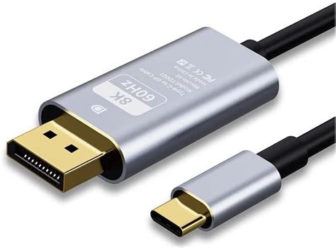 Tobo USB C to Displayport Cable 8K 60Hz 30Hz, 4K 144Hz 120Hz ...
