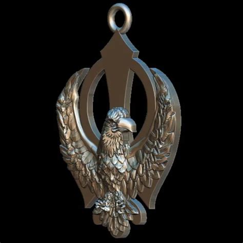 Eagle Design Pendant - Unique Jewelry Piece