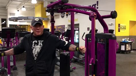 Planet Fitness Chest Fly Machine - How to use the chest fly and rear delt exercise machine - YouTube