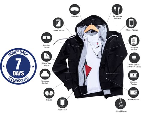 The World's Best Travel Hoodie | Packed With 15 Outstanding Features at ...