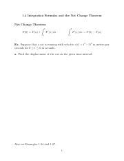 Image result for Net Integral Function as Net Change