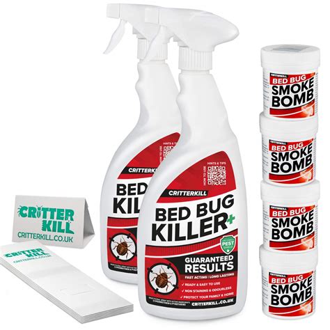 Buy CritterKill Bed Bug Killer Kit - For Medium Level Home Infestation ...