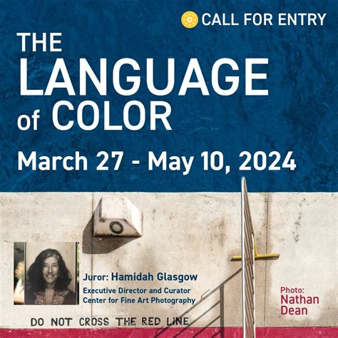 Call for Entry: The Language of Color 2024 - Atlanta Photography Group