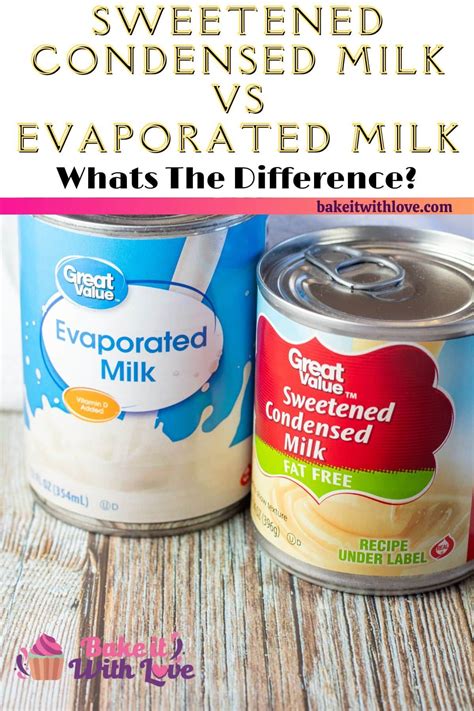 Differences Between Evaporated And Sweetened Condensed Milk – FYRI