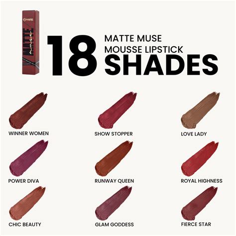 Buy MARS Matte Muse Mousse Lipstick (3ml) | MARS Cosmetics | MARS Cosmetics