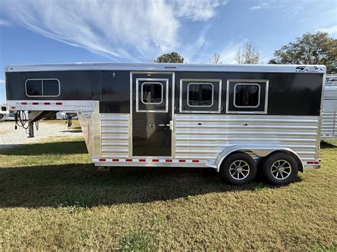 New 2026 4-Star Trailers 3 Horse Slant 7'6 tall Gooseneck Horse Trailer ...