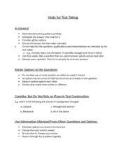 Image result for Hints Test Examples