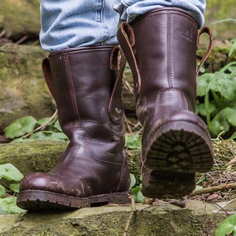 Trailback Crofty Mens Brown Leather Walking Boots