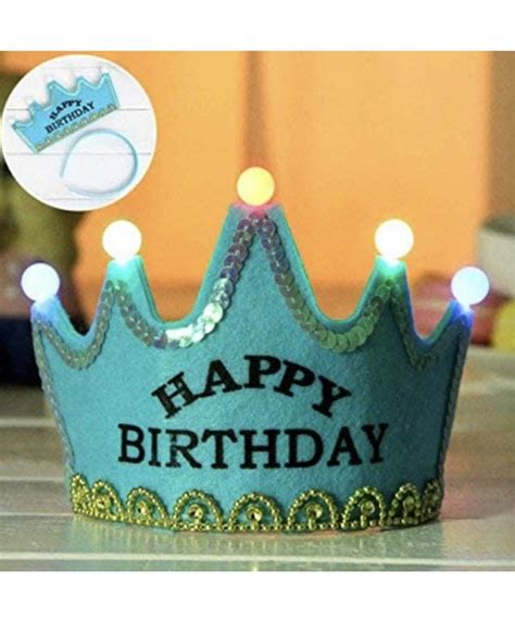 Buy A2Z Happy Birthday Hair Crown, Plastic Hairband, Head Band for Kids ...