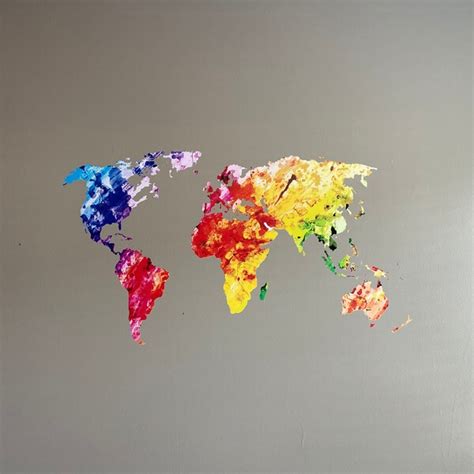 World Map Wall Decal Sticker 的图像结果
