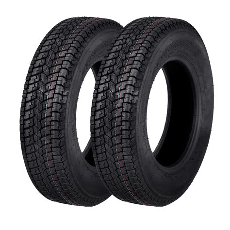 EastVita 2Pcs ST205/75D14 6PR Trailer Tires, Load Range C, 6 PLY ...