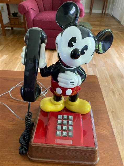 Vintage Mickey Mouse Phone Landline Touch Tone Telephone 1976 Disney ...