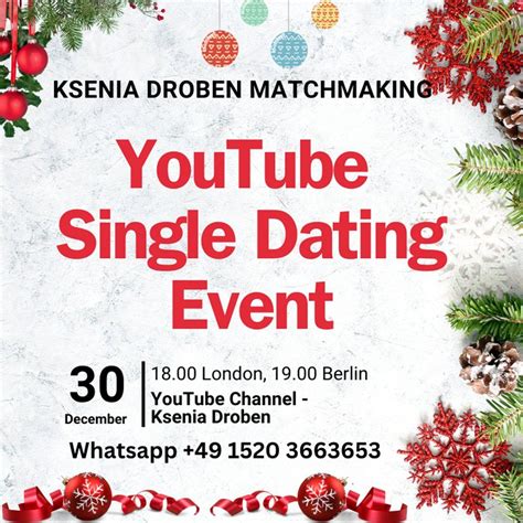 YouTube Single Dating Party, Virtual Event, Takoradi, 30 December 2023 ...