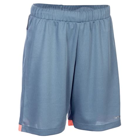 SH500 Intermediate Women's Basketball Shorts - Grey/Pink - Decathlon