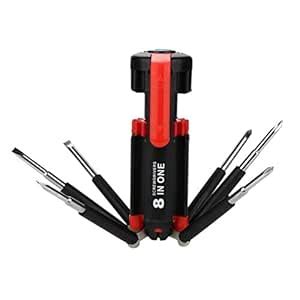 8 Screwdrivers in 1 Tool LED Torch Flashlight Useful Repair Tool ...