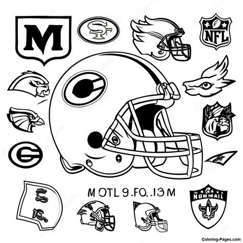 All Nfl Logos Coloring Pages