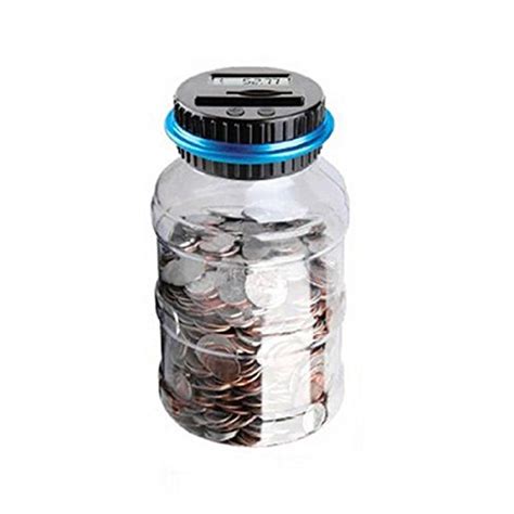 Buy Atoz prime Electronic Money Saving Box Coin Counting Large Digital ...