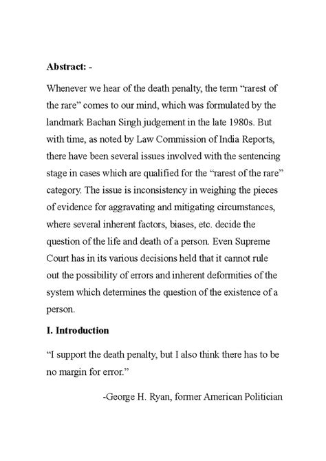 Rearest of rare cases - Abstract: - Whenever we hear of the death ...