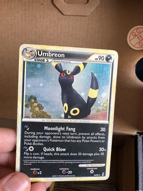 Holo umbreon from call of legends : r/pkmntcgcollections
