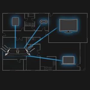 Netgear AC3200 - R8000 Nighthawk X6 Tri-Band Wi-Fi Router - Buy Netgear ...