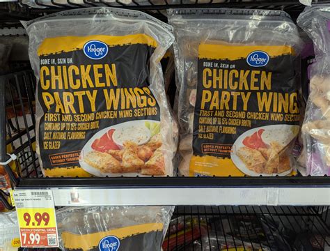 Kroger Chicken Party Wings Just $7.99 Per Bag - iHeartKroger